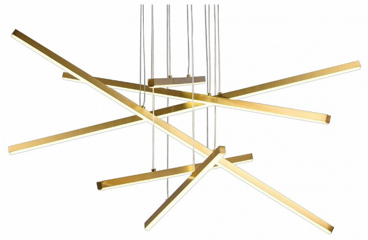 Подвесная люстра Natali Kovaltseva LED LAMPS 81103 LED LAMPS 81103/6C BRASS