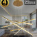 Подвесная люстра Natali Kovaltseva LED LAMPS 81103 LED LAMPS 81103/6C BRASS