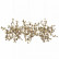 Подвесная люстра Loft it Spark 10101/3S Gold