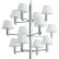 Подвесная люстра Divinare Albero 1680/02 LM-12
