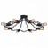 Потолочная люстра Arte Lamp 9344 A9344PL-8BK