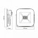 Настенно-потолочный прожектор Gauss Smart Home 3550132