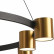 Подвесной светильник Natali Kovaltseva LOFT LED LED LAMPS 81129/7C BRASS BLACK