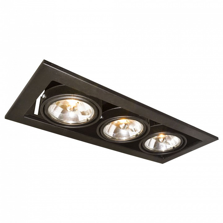 Встраиваемый светильник Arte Lamp Cardani Medio A5930PL-3BK
