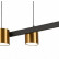 Подвесной светильник Natali Kovaltseva LOFT LED LED LAMPS 81129/6C BRASS BLACK