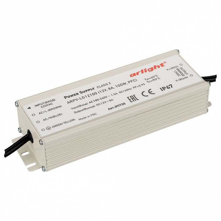 Блок питания Arlight  ARPV-LG12100-PFC (12V, 8.3A, 100W)