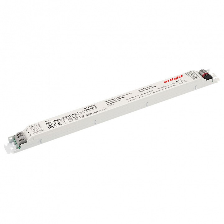 Блок питания Arlight  ARV-24025-LONG (24W, 1A, 0-10V, PFC)