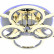 Потолочная люстра EVOLED Cerina SLE500512-06RGB