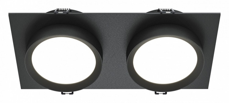 Встраиваемый светильник Maytoni Hoop DL086-02-GX53-SQ-B
