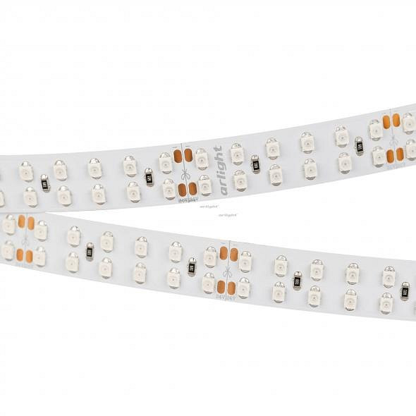 Лента светодиодная Arlight RT 2-5000 24V Red 2x2 (3528, 1200 LED, LUX) 008775(B)