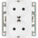 Розетка двойная с заземлением и со шторкой, без рамки Arlight SCT 043764