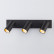 Спот Eurosvet Fleur 20066/3 LED черный/золото