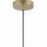 Подвесной светильник Escada Adeline 380/1S Gold