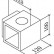 Накладной светильник DesignLed Kub LWA0100A-BL-WW