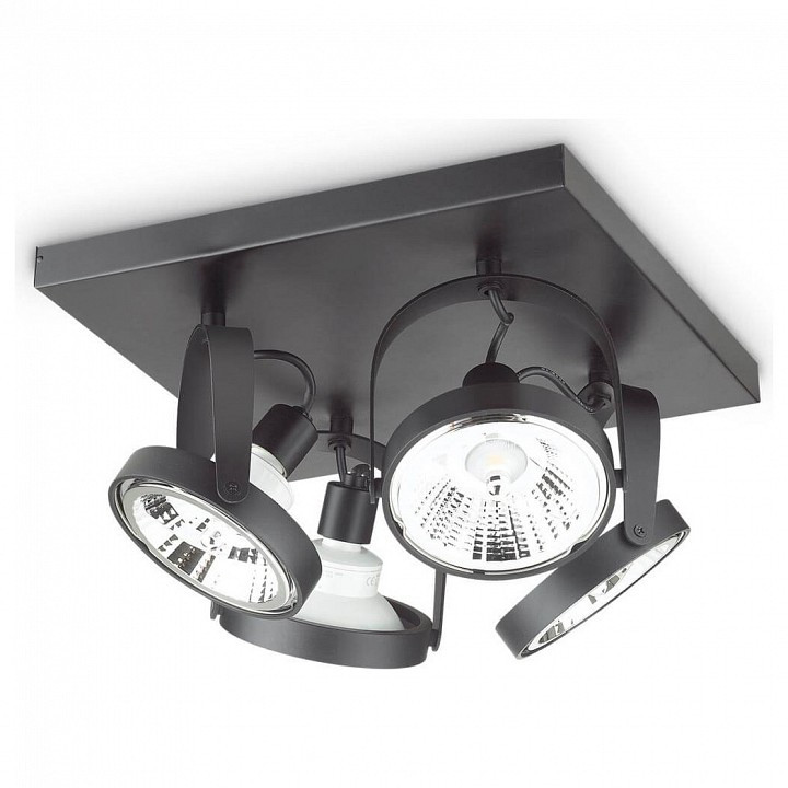Спот Ideal Lux Glim GLIM PL4 SQUARE NERO
