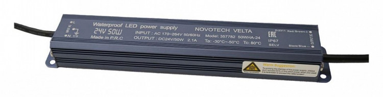 Блок питания с проводом Novotech VELTA 357782