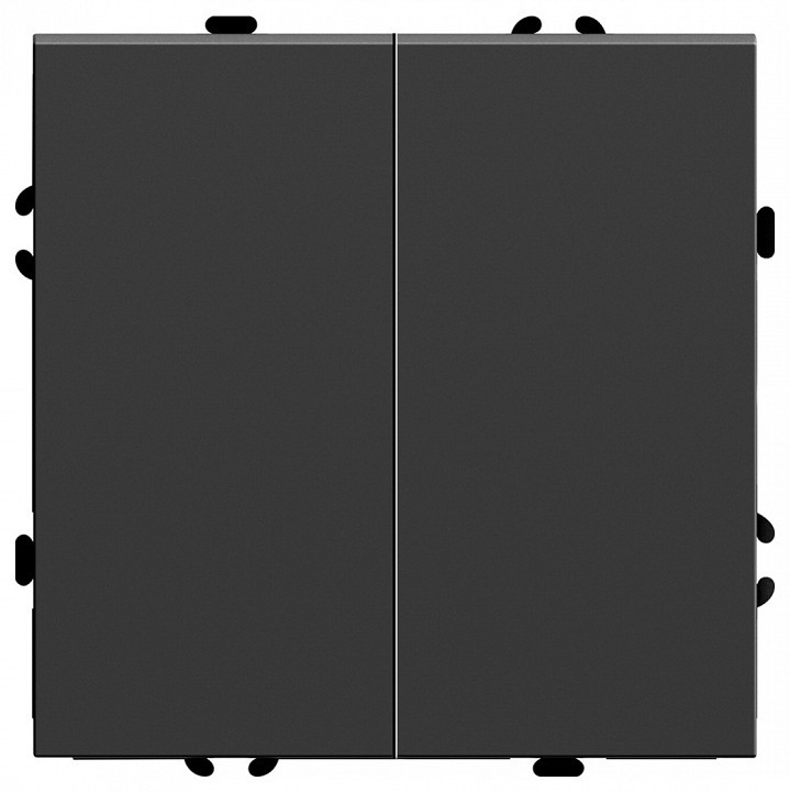 Выключатель двухклавишный без рамки Stekker RSW10-5104-05 49840