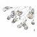 Подвесная люстра ST-Luce Riccardo SL411.513.45