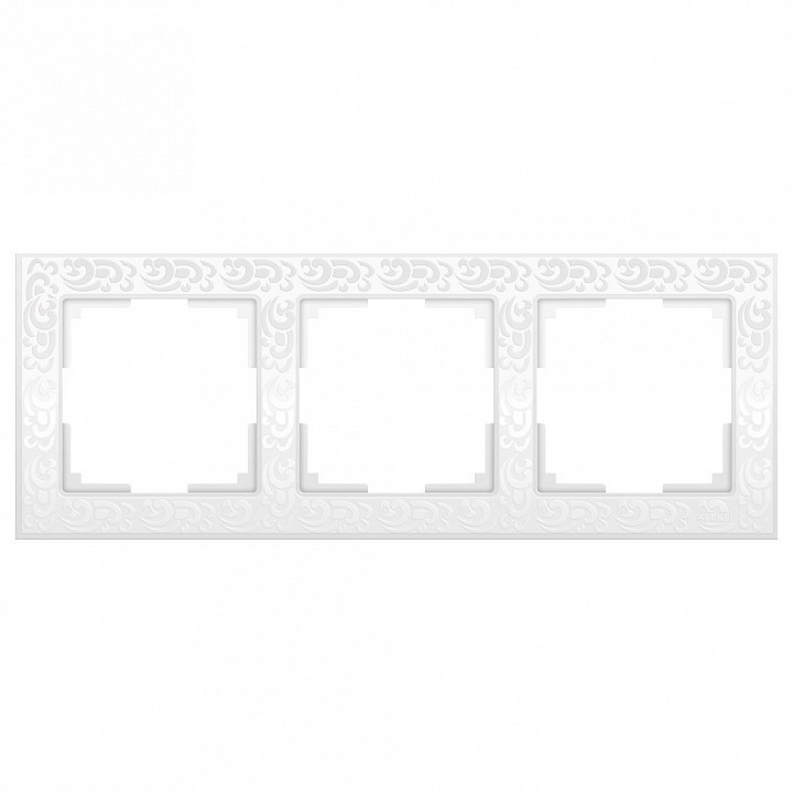 Рамка на 3 поста Werkel Flock WL05-Frame-03-white