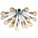 Потолочная люстра Arte Lamp Fuoco A9265PL-18CC