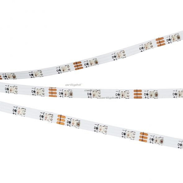 Лента светодиодная Arlight SPI-2000-2020-90 5V Cx1 RGB (4mm, 14.4W/m, IP20) 028264