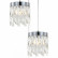 Подвесной светильник Indigo Anna 12029/3P Chrome
