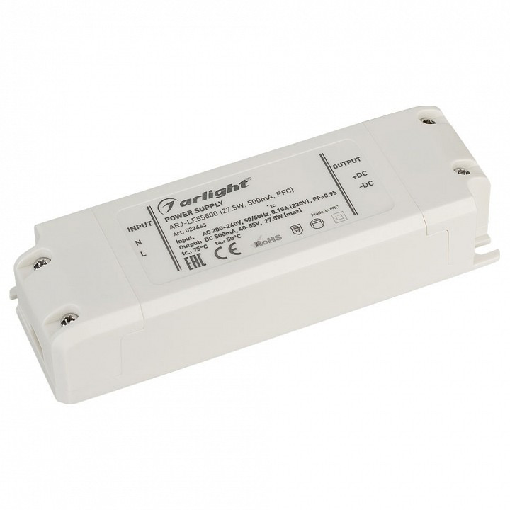 Блок питания Arlight  ARJ-LE55500 (27.5W, 500mA, PFC)
