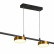 Подвесная люстра Natali Kovaltseva LOFT LED LED LAMPS 81101/4C GOLD BLACK