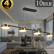 Подвесная люстра Natali Kovaltseva LOFT LED LED LAMPS 81101/4C GOLD BLACK