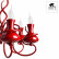 Подвесная люстра Arte Lamp Vaso A6819LM-6RD