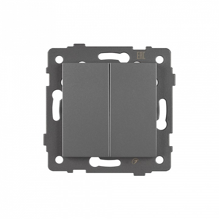 Выключатель двухклавишный без рамки Arlight SWT 049889