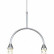 Подвесной светильник Indigo Ellisse 14005/1P Chrome