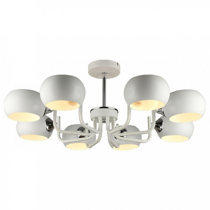 Люстра на штанге Imex MD.4914 MD.4914-8-S WH+CH