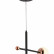 Люстра на штанге Natali Kovaltseva LOFT LED LED LAMPS 81338 GOLD BLACK
