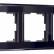 Рамка на 5 постов Werkel Diamant (черный) W0051208