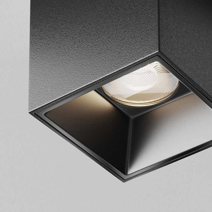 Накладной светильник Maytoni Alfa LED C064CL-5W4K-SQ-B