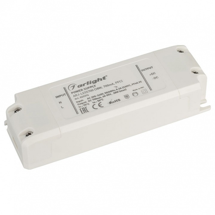 Блок питания Arlight  ARJ-LE55700 (38W, 700mA, PFC)