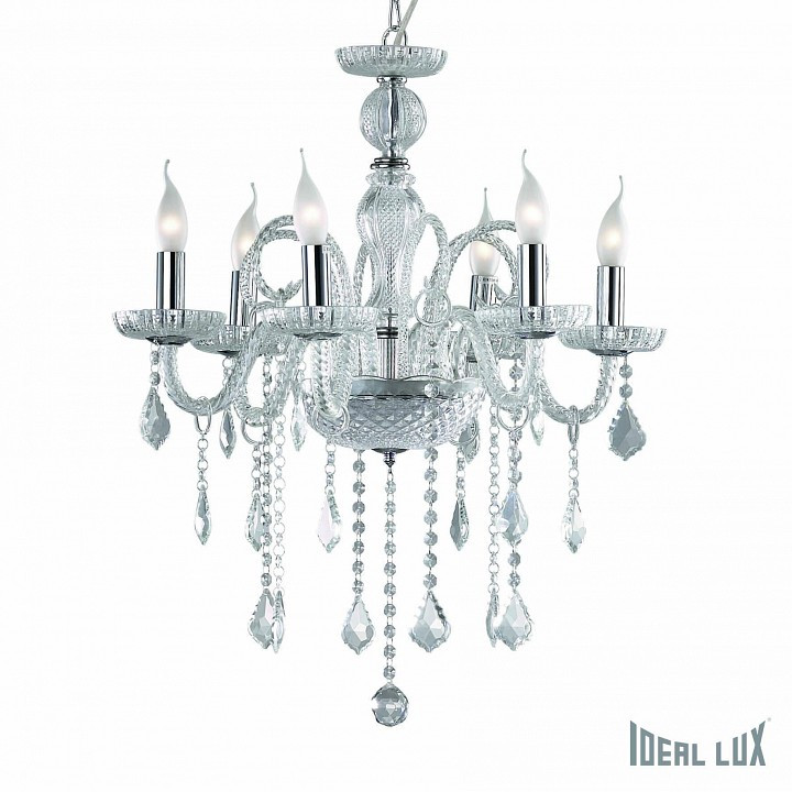 Подвесная люстра Ideal Lux Giudecca GIUDECCA SP6 TRASPARENTE