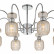 Люстра на штанге Escada Gloss 1141/8PL Chrome/Beige