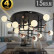 Потолочная люстра Natali Kovaltseva LOFT LED LED LAMPS 81344 GOLD BLACK