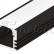 Профиль Arlight PDS-S-2000 ANOD Black 020896