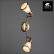 Спот Arte Lamp Vento A9231AP-2AB