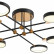 Потолочная люстра Natali Kovaltseva LOFT LED LED LAMPS 81102/6C BRASS BLACK