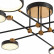 Потолочная люстра Natali Kovaltseva LOFT LED LED LAMPS 81102/6C BRASS BLACK