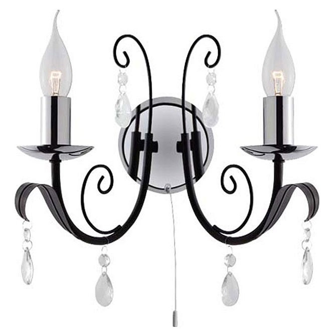 Бра Arte Lamp Romana A1742AP-2BK