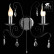 Бра Arte Lamp Romana A1742AP-2BK