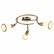 Спот Arte Lamp Vento A9231PL-3AB