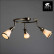 Спот Arte Lamp Vento A9231PL-3AB