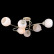 Люстра на штанге Natali Kovaltseva 81400 81400/6C BEIGE GOLD