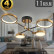 Потолочная люстра Natali Kovaltseva LOFT LED LED LAMPS 81102/4C BRASS BLACK